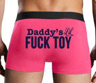 Daddy's Little Fuck Toy - Pink Boxer Brief
