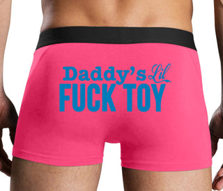 Daddy's Little Fuck Toy - Pink Boxer Brief