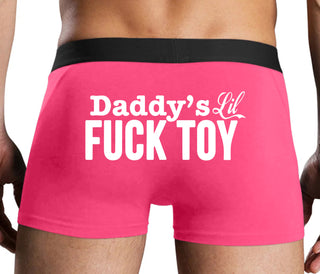 Daddy's Little Fuck Toy - Pink Boxer Brief
