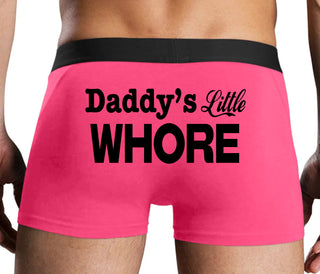 Daddys Little Whore - Pink Boxer Brief