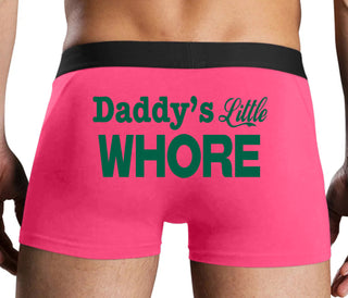Daddys Little Whore - Pink Boxer Brief