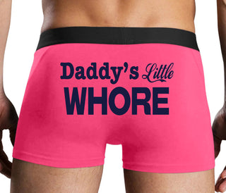 Daddys Little Whore - Pink Boxer Brief