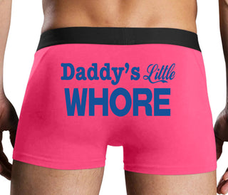 Daddys Little Whore - Pink Boxer Brief
