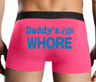 Daddys Little Whore - Pink Boxer Brief