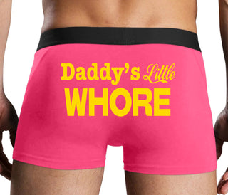 Daddys Little Whore - Pink Boxer Brief