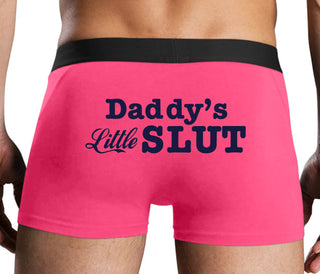 Daddys Little Slut - Pink Boxer Brief