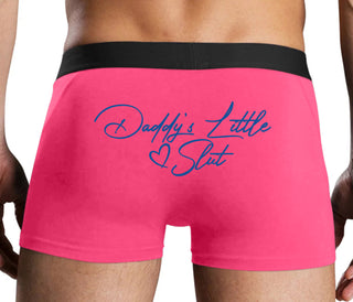 Daddy's Little Slut - Pink Boxer Brief