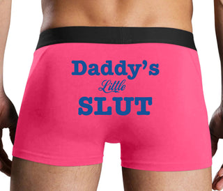 Daddy's Little Slut - Pink Boxer Brief