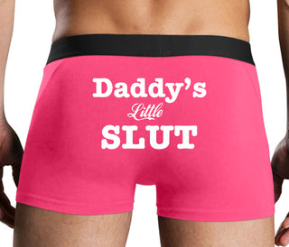 Daddy's Little Slut - Pink Boxer Brief