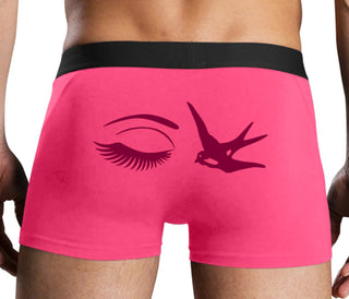 I Swallow - Eye Bird - Pink Boxer Brief