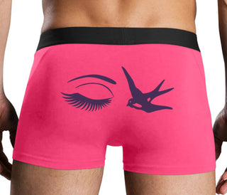 I Swallow - Eye Bird - Pink Boxer Brief