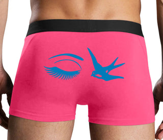 I Swallow - Eye Bird - Pink Boxer Brief