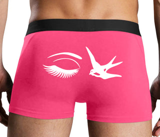 I Swallow - Eye Bird - Pink Boxer Brief