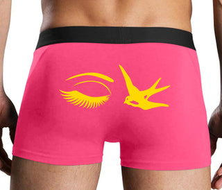 I Swallow - Eye Bird - Pink Boxer Brief