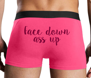 Face Down Ass Up - Pink Boxer Brief