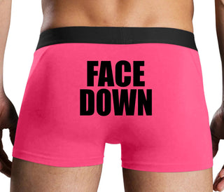 Face Down - Pink Boxer Brief