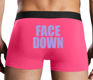 Face Down - Pink Boxer Brief