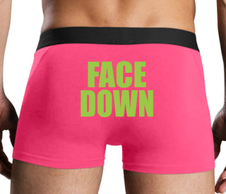 Face Down - Pink Boxer Brief