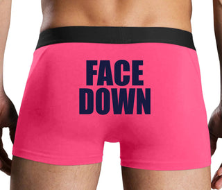 Face Down - Pink Boxer Brief