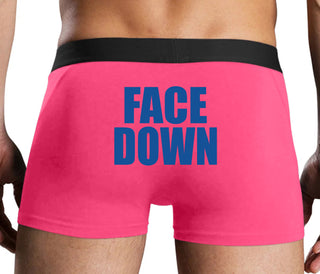 Face Down - Pink Boxer Brief