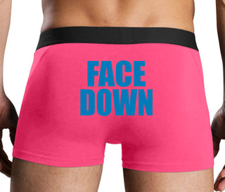 Face Down - Pink Boxer Brief