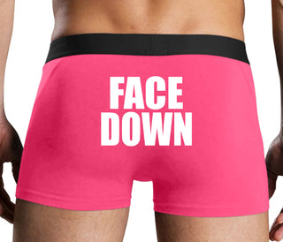 Face Down - Pink Boxer Brief