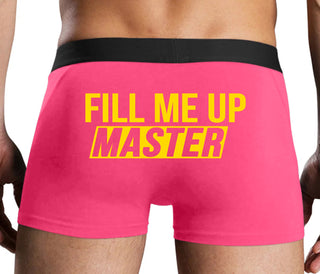 Fill Me Up Master - Pink Boxer Brief