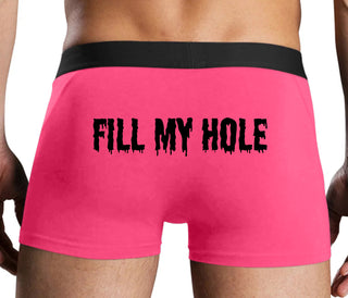 Fill My Hole - Pink Boxer Brief