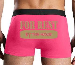 For Rent By The Hour - Pink Boxer Brief