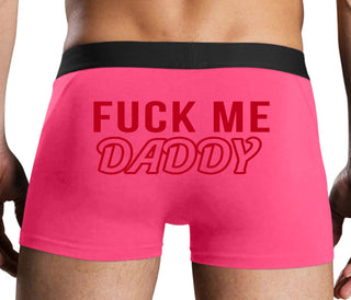 Fuck Me Daddy - Pink Boxer Brief