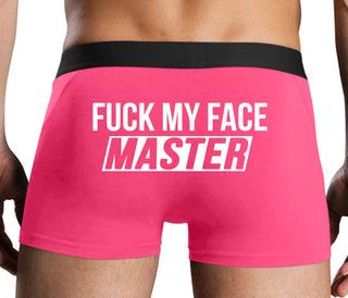 Fuck My Face Master - Pink Boxer Brief