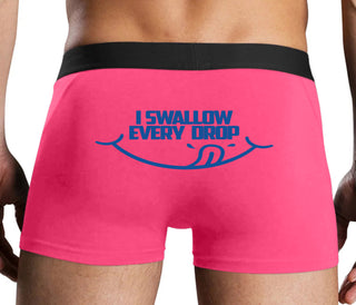 I Swallow Every Drop - Pink Boxer Brief