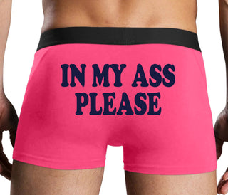 In My Ass Please - Pink Boxer Brief