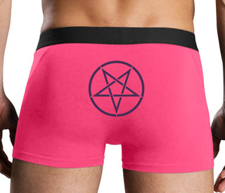 Inverted Pentagram - Pink Boxer Brief