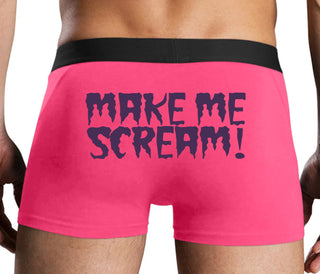 Make Me Scream - Pink Boxer Brief