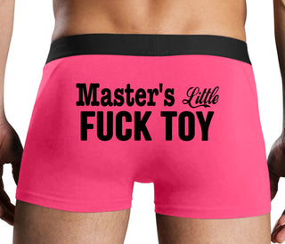 Master's Little Fuck Toy - Pink Boxer Brief