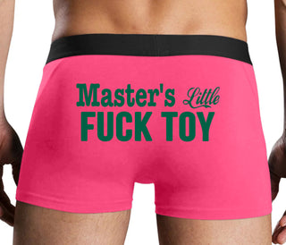 Master's Little Fuck Toy - Pink Boxer Brief