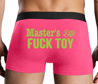 Master's Little Fuck Toy - Pink Boxer Brief