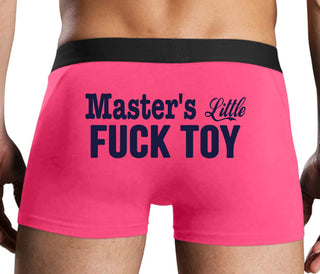 Master's Little Fuck Toy - Pink Boxer Brief