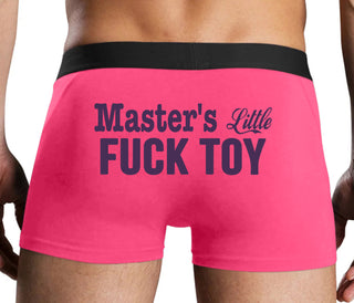 Master's Little Fuck Toy - Pink Boxer Brief