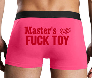 Master's Little Fuck Toy - Pink Boxer Brief