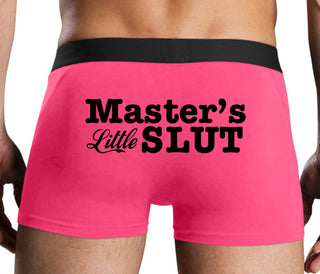 Master's Little Slut - Pink Boxer Brief