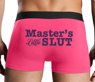 Master's Little Slut - Pink Boxer Brief