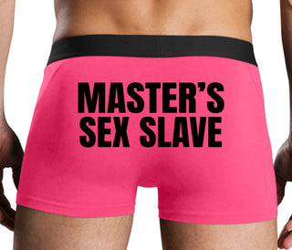 Masters Sex Slave - Pink Boxer Brief