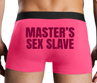 Masters Sex Slave - Pink Boxer Brief