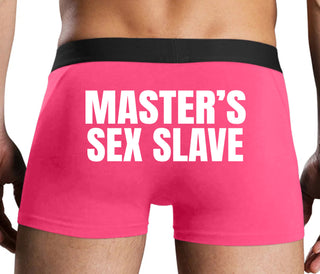 Masters Sex Slave - Pink Boxer Brief