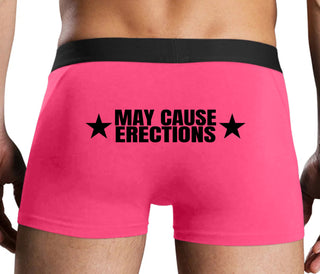 May Cause Erections - Pink Boxer Brief