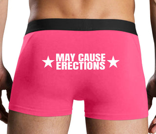 May Cause Erections - Pink Boxer Brief