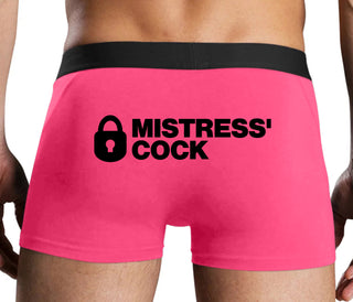 Mistress Owned Cock - Pink Boxer Brief