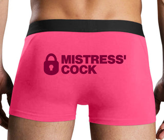 Mistress Owned Cock - Pink Boxer Brief